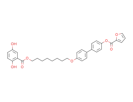 4'-{[8-[(2,5-dihydroxybenzoyl)oxy]octyl]oxy}-4-biphenylyl 2-furoate