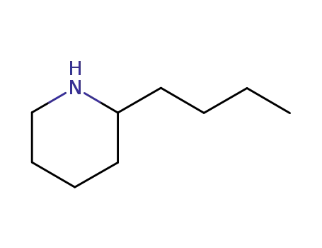 Molecular Structure of 72939-22-1 (Piperidine, 2-butyl-)