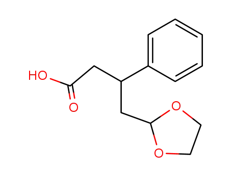 4-(1,3-dioxolan-2-yl)-3-phenylbutanoic acid