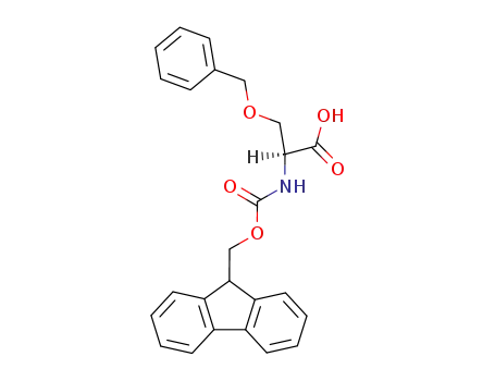 Molecular Structure of 122889-11-6 (FMOC-D-SER(BZL)-OH)