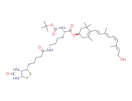 3-[N<sup>6</sup>-biotinyl-N<sup>2</sup>-(tert-butoxycarbonyl)-L-lysyloxy]-11-cis-retinol