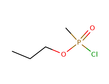 Molecular Structure of 15110-09-5 (Phosphonochloridic acid, methyl-, propyl ester)