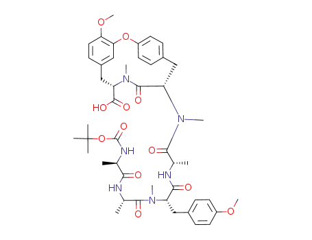 C<sub>46</sub>H<sub>60</sub>N<sub>6</sub>O<sub>12</sub>