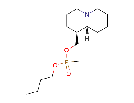 Methyl-phosphonic acid butyl ester (1S,9aR)-1-(octahydro-quinolizin-1-yl)methyl ester