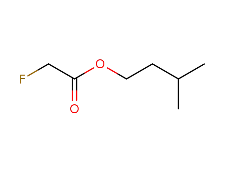 Molecular Structure of 333-05-1 (fluoro-acetic acid isopentyl ester)