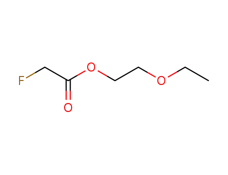 Molecular Structure of 371-54-0 (fluoro-acetic acid-(2-ethoxy-ethyl ester))