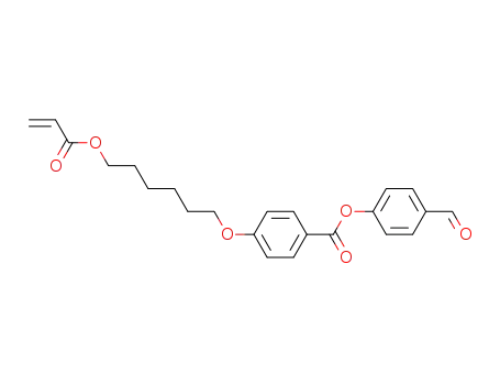 Molecular Structure of 175798-17-1 (4-(6-Acryloyloxy-hexyloxy)-benzoic acid 4-formyl-phenyl ester)