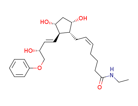 16-phenoxy Prostaglandin F2α ethyl amide