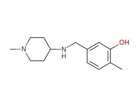 N-((3-hydroxy-4-methylphenyl)methyl)-4-amino-1-methylpiperidine