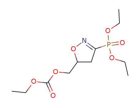 (5-Ethoxycarbonyloxymethyl-4,5-dihydro-isoxazol-3-yl)-phosphonic acid diethyl ester