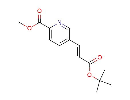 2-Pyridinecarboxylic acid, 5-[3-(1,1-dimethylethoxy)-3-oxo-1-propenyl]-,
methyl ester, (E)-