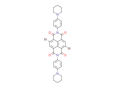 2,6-Dibromonaphthalene-1,4,5,8-tetracarboxylic acid N,N'-bis(4-piperidinophenyl)diimide