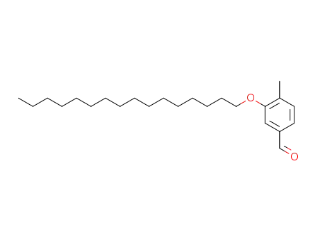 Molecular Structure of 157143-22-1 (3-Hexadecyloxy-4-methylbenzaldehyd)