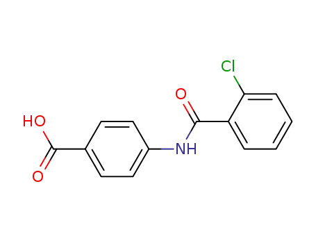 Molecular Structure of 70204-54-5 (Benzoic acid, 4-[(2-chlorobenzoyl)amino]-)