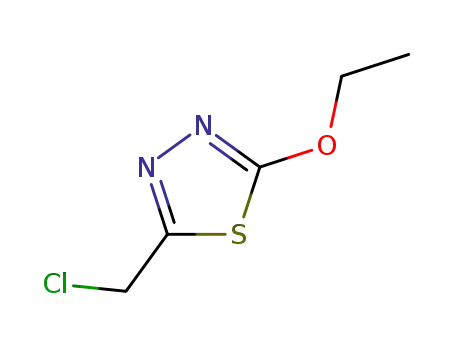 Molecular Structure of 4153-74-6 (2-(chloromethyl)-5-ethoxy-1,3,4-thiadiazole)