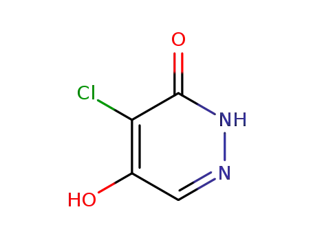 Molecular Structure of 64178-58-1 (4-CHLORO-5-HYDROXY-3(2H)-PYRIDAZINONE)