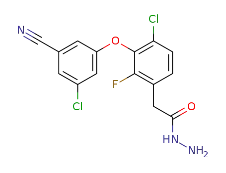 2-{4-chloro-3-[(3-chloro-5-cyanophenyl)oxy]-2-fluorophenyl}acetohydrazide