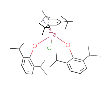(2,6-diisopropylphenoxy)2Cl(tantalum)(η2-(N,C)-2,4,6-tri-tert-butylpyridine)