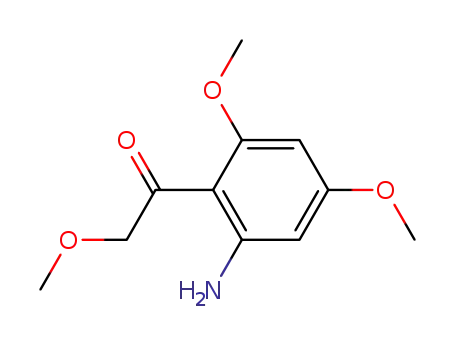 Molecular Structure of 212512-28-2 (3,5-dimethoxy-2-(methoxyacetyl)aniline)