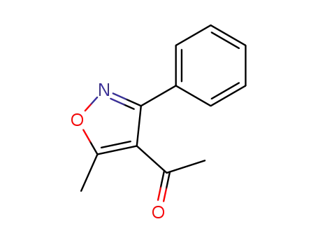 Molecular Structure of 19212-42-1 (1-(5-METHYL-3-PHENYLISOXAZOL-4-YL)ETHAN-1-ONE)