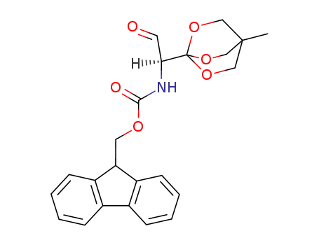 Carbamic acid,
[1-(4-methyl-2,6,7-trioxabicyclo[2.2.2]oct-1-yl)-2-oxoethyl]-,
9H-fluoren-9-ylmethyl ester, (S)-