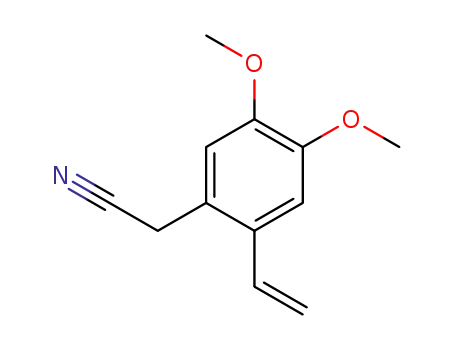 2-ethenyl-4,5-dimethoxybenzeneacetonitrile