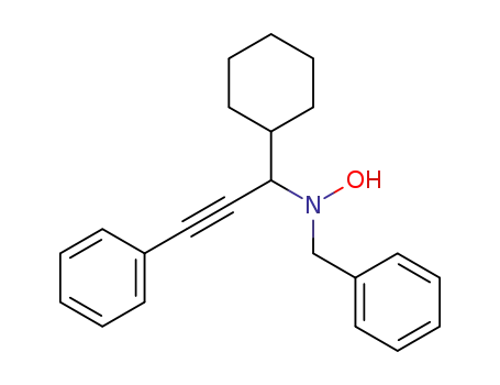 N-benzyl-N-(1-cyclohexyl)-3-(phenylprop-2-ynyl)-hydroxylamine