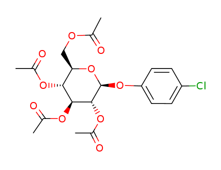 b-D-Glucopyranoside, 4-chlorophenyl, tetraacetate(9CI)