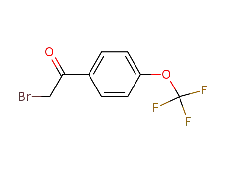 Molecular Structure of 103962-10-3 (4-(TRIFLUOROMETHOXY)PHENACYL BROMIDE)