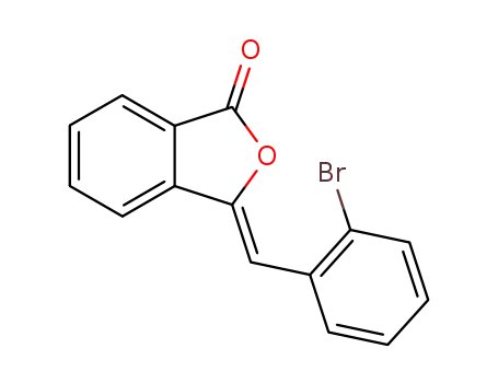 Molecular Structure of 63400-78-2 (1(3H)-Isobenzofuranone, 3-[(2-bromophenyl)methylene]-)