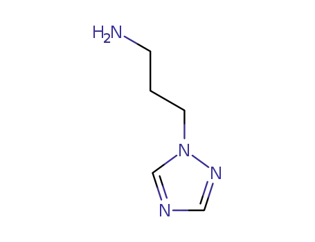 Molecular Structure of 69807-82-5 (1H-1,2,4-Triazole-1-propanamine)