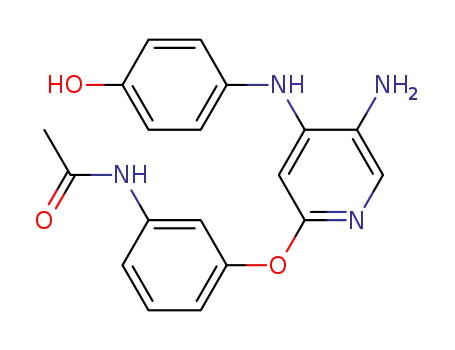 Acetamide,
N-[3-[[5-amino-4-[(4-hydroxyphenyl)amino]-2-pyridinyl]oxy]phenyl]-