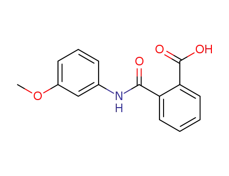 Molecular Structure of 19336-97-1 (2-[(3-methoxyphenyl)carbamoyl]benzoic acid)
