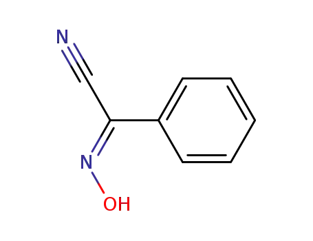 Molecular Structure of 7541-03-9 (2-hydroxyimino-2-phenylacetonitrile)