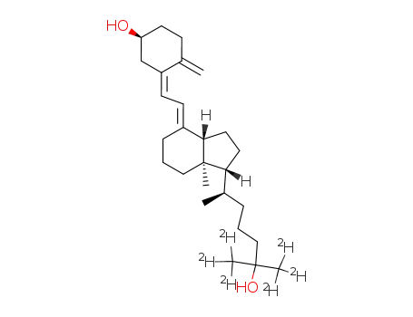 Molecular Structure of 78782-98-6 (Calcifediol-d6)