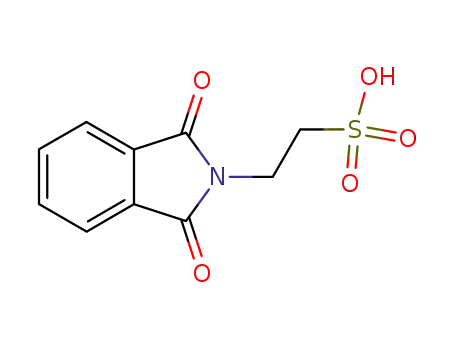Molecular Structure of 4443-24-7 (N,N-phthaloyl-taurine)