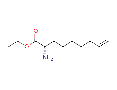 Molecular Structure of 1025554-98-6 ((S)-ethyl 2-aMinonon-8-enoate)