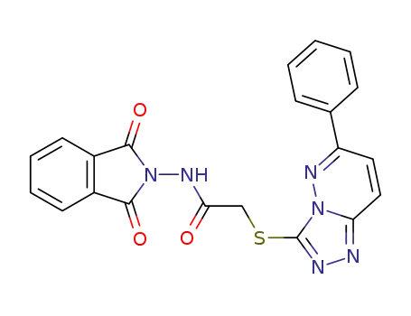 N-(1,3-Dioxo-1,3-dihydro-isoindol-2-yl)-2-(6-phenyl-[1,2,4]triazolo[4,3-b]pyridazin-3-ylsulfanyl)-acetamide