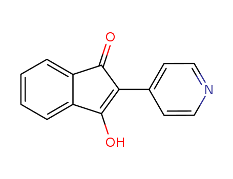 3-Hydroxy-2-(pyridin-4-yl)inden-1-one  CAS NO.67592-40-9