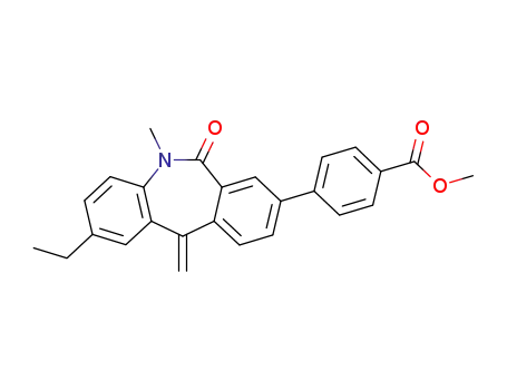 methyl 4-(5,11-dihydro-2-ethyl-5-methyl-11-methylene-6-oxodibenz[b,e]azepin-8-yl)benzoate