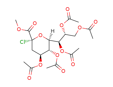 methyl 4,5,7,8,9-penta-O-acetyl-2,6-anhydro-2-chloro-2,3-dideoxy-D-glycero-D-galacto-2-nonulopyranosonate