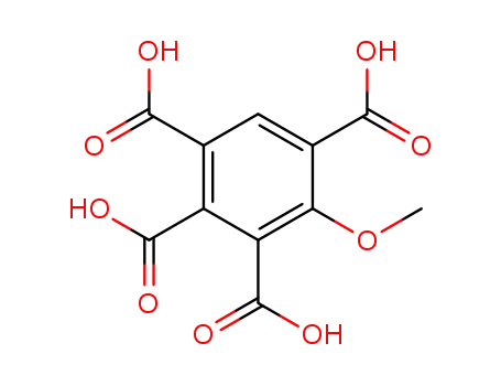 Molecular Structure of 65726-17-2 (1,2,3,5-Benzenetetracarboxylic acid, 4-methoxy-)