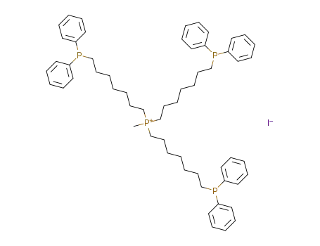 methyltris(7-diphenylphosphinoheptyl)phosphonium iodide