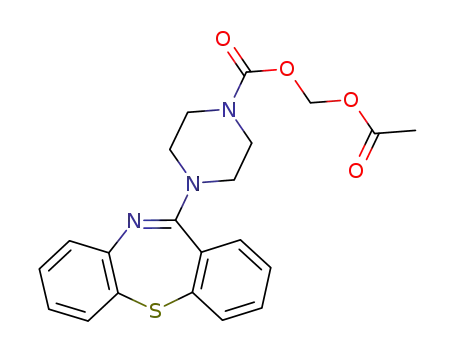 4-dibenzo[b,f][1,4]thiazepin-11-yl-piperazine-1-carboxylic acid acetoxymethyl ester