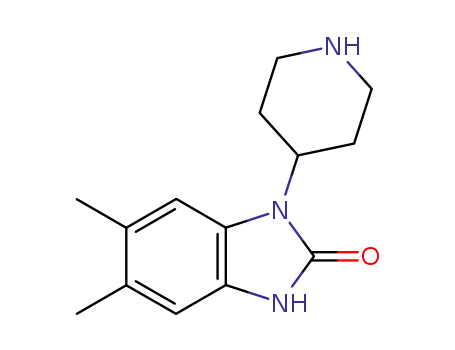 2H-Benzimidazol-2-one, 1,3-dihydro-5,6-dimethyl-1-(4-piperidinyl)-