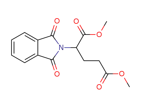 Molecular Structure of 39739-04-3 (dimethyl 2-(1,3-dioxo-1,3-dihydro-2H-isoindol-2-yl)pentanedioate)