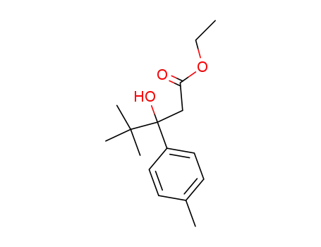 3-Hydroxy-4,4-dimethyl-3-p-tolyl-pentanoic acid ethyl ester