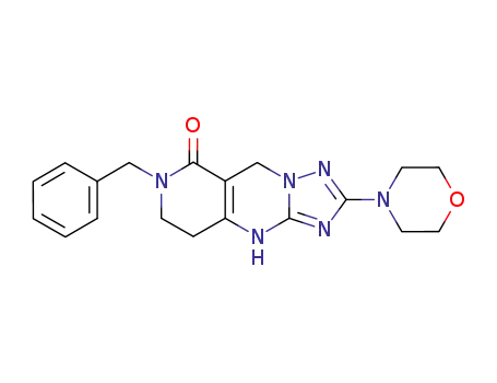 7-benzyl-2-morpholino-6,7,8,9-tetrahydropyrido<4,3-d>-1,2,4-triazolo<1,5-a>pyrimidin-6(10H)-one