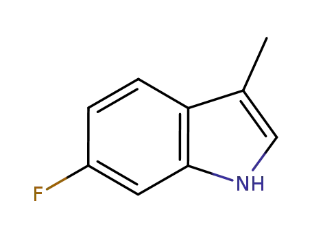 Molecular Structure of 1011484-23-3 (6-fluoro-3-methyl-1H-indole)
