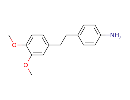 Molecular Structure of 110997-83-6 (4-[2-(3,4-dimethoxyphenyl)ethyl]aniline)